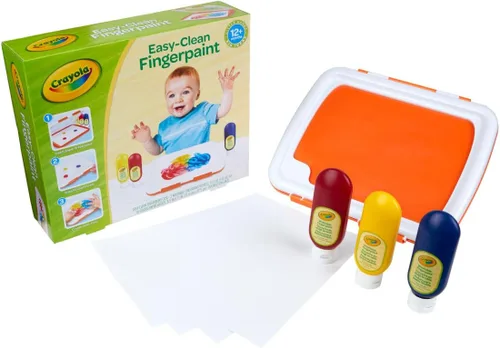 Miniatura 7 de Estación de Pintura sin Desorden de Crayola – Pintura Lavable para Dedos para Niños Pequeños, Regalos de Navidad para Nietos, Set de Artes