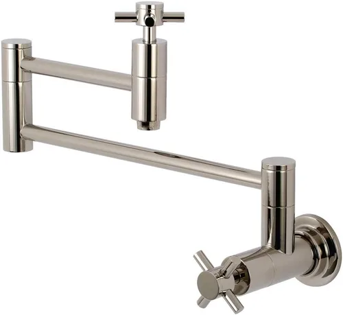 Miniatura 12 de Kingston Brass KS8105DX Concord - Grifo de cocina con relleno de olla de montaje en pared, bronce aceitado Oil Rubbed Bronze