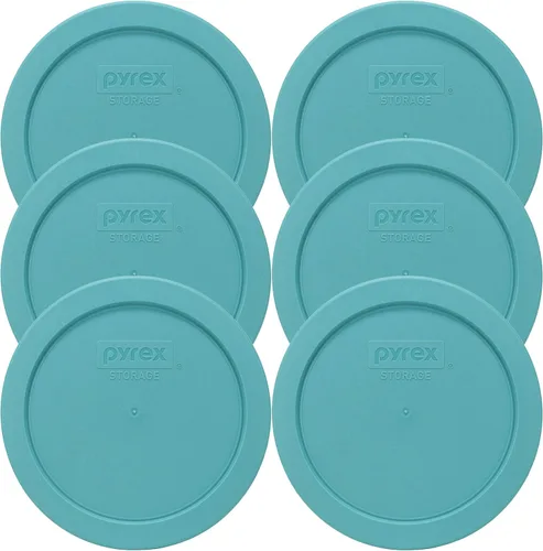 Miniatura 8 de Pyrex 7201-PC - Tapa de repuesto para almacenamiento de alimentos turquesa de 4 tazas, fabricada en Estados Unidos