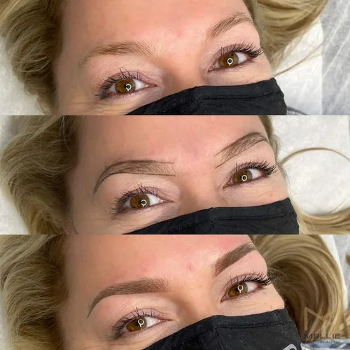 Miniatura 3 de Pigmento líquido cosmético M para cejas/cejas, uso en máquina - Suministros de tinta de tatuaje de maquillaje permanente, juego de colores, 0.4 fl