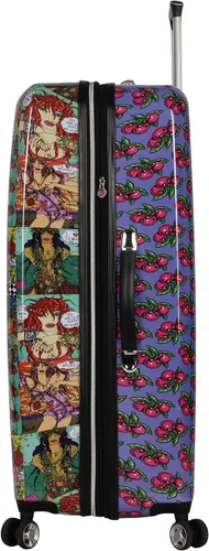 Miniatura 4 de Betsey Johnson Maleta rígida de equipaje de 3 piezas con ruedas giratorias (20 pulgadas, 26 pulgadas, 30 pulgadas) (talla única, puntal flamenco)..