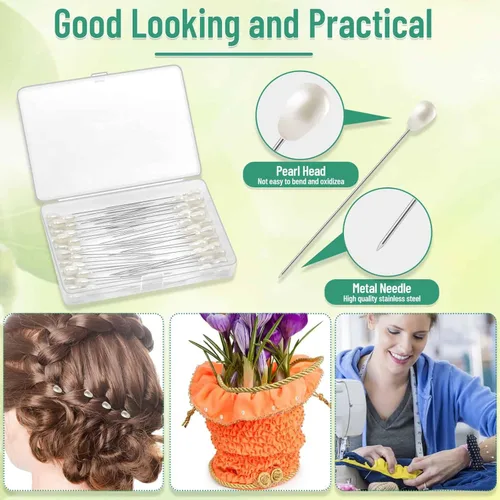 Miniatura 5 de PAXCOO Cinta floral y alambre, kit de arreglo de cinta florista y alambre floral con cinta blanca, pasador de botonero, cortador para ramos, Verde