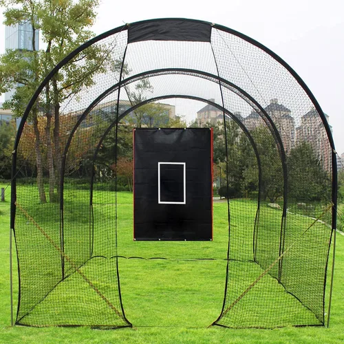 Miniatura 4 de Retén de Jaula de Bateo con Zona de Strike, Resistente Tejido Oxford PVC Vinilo para Béisbol, Reténes de Softbol para Lanzadores con Equipo