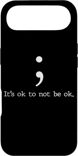 Miniatura 26 de Mental Health Awareness Shirts Semicolon Quote Gift Case for iPhone 17