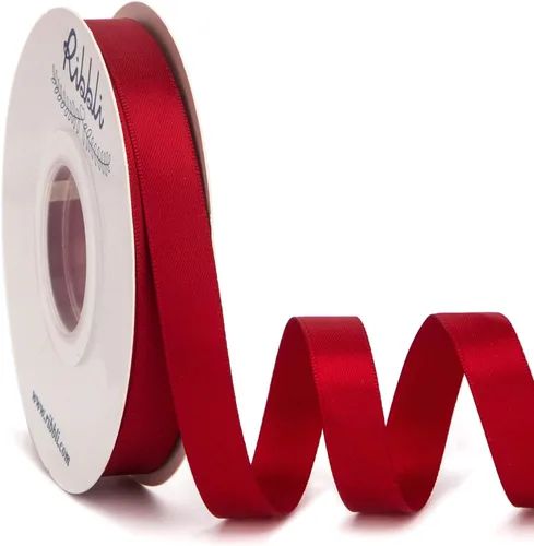 Miniatura 93 de Ribbli - Cinta de satén de doble cara dorada, 1 pulgada x 25 yardas, uso para ramo de lazos, envoltura de regalos, decoración de boda Dorado