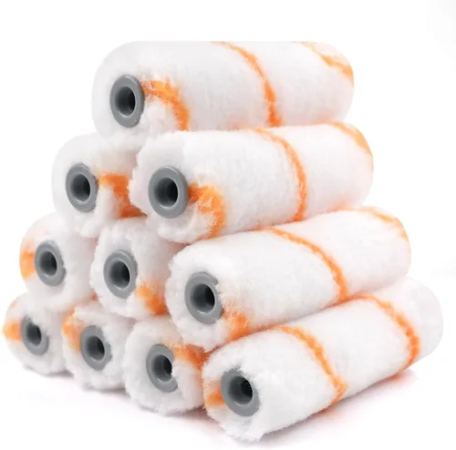 Miniatura 14 de ROLLINGDOG Rodillos de espuma de 2 pulgadas, rodillos de pintura de espuma de alta densidad o pintura de corte y detalles (paquete de 10)