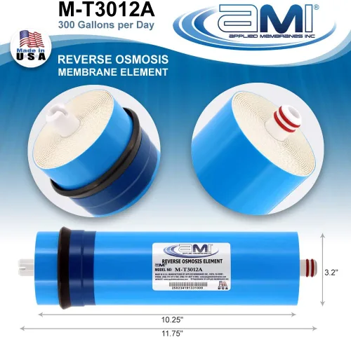 Miniatura 4 de Membrana de ósmosis inversa sin tanque 300 GPD Reemplazo del filtro de agua de membrana RO sin tanque para sistema de filtración de agua