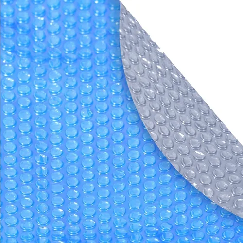 Spa Choice - Cubierta solar ovalada prémium de 15 x 30 pies, color azul/plateado para piscina sobre el suelo, cubierta solar para piscina, 8 mil de