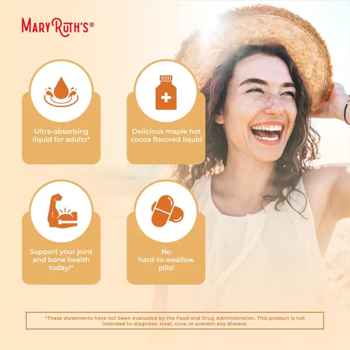 Miniatura 6 de MaryRuth Organics Potenciador de Colágeno Liposomal, Sin Azúcar, Potenciador de Colágeno Líquido con Vitamina C, Vitamina E, Zinc, Cobre y Sílice