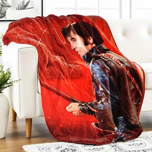 Miniatura 2 de Elvis Presley 1968 Comeback Special - Manta de Forro Polar - Forro Polar Coral Súper Suave - 50" x 60" - Comodidad Lujosa y Tamaño Generoso