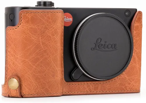 Miniatura 9 de MegaGear MG1283 Leica TL2, TL Ever Ready - Funda de piel auténtica para cámara con acceso a batería