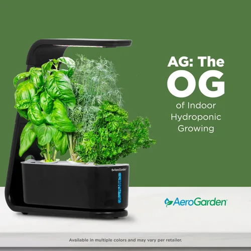 Miniatura 4 de AeroGarden Sprout - Jardín interior con luz LED de cultivo, color negro
