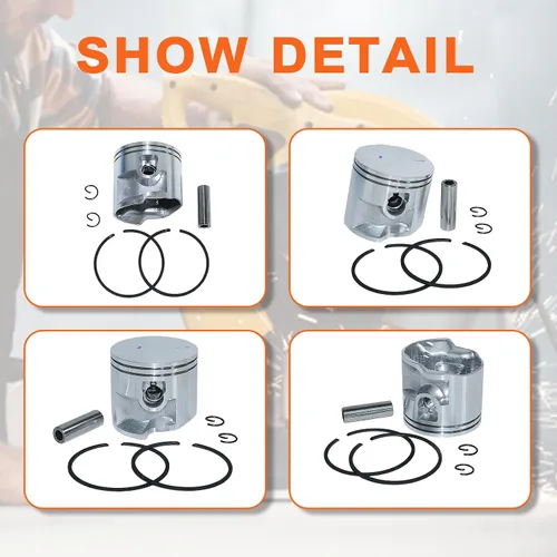 Miniatura 5 de 4238-030-2003, kit de pistón de 1.969 in, para sierra de hormigón de corte Stihl TS410 TS420