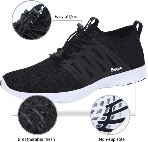 Miniatura 5 de Racqua Zapatos de agua de malla transpirable para mujeres y hombres