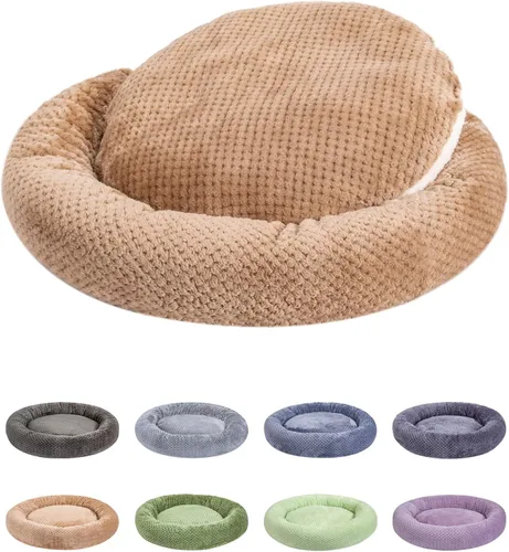 Miniatura 33 de WONDER MIRACLE Fuzzy - Camas de lujo para mascotas, camas súper afelpadas para perros o gatos, ideal para jaulas de perros, apta para lavar a L-uva