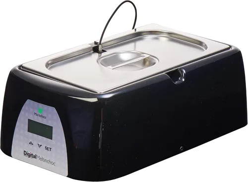 Martellato MCD101110V Meltinchoc Meltinchoc - Olla para fundir chocolate, 110 voltios, 3,6 litros, color negro y plateado