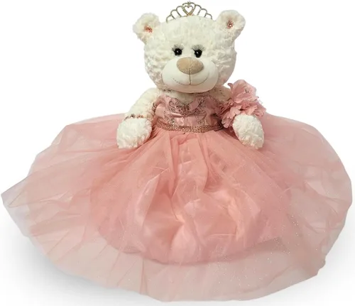 Miniatura 28 de KINNEX COLLECTIONS SINCE 1997 20" Quince Anos Quinceanera Last Doll Osito de peluche con vestido (pieza de centro) ~ ARC16831-4 (azul bebé)