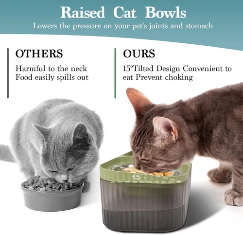 Miniatura 3 de Fuente de agua para gatos en el interior, suministros de alimentación y riego para gatos, dispensador de agua automático súper silencioso