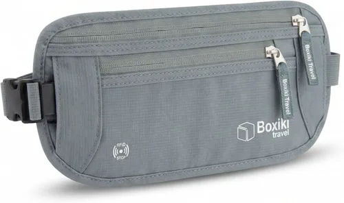 Miniatura 7 de Cinturón de dinero con bloqueo RFID para viajes – Cartera de viaje oculta ultracómoda, liviana y resistente al agua con correa ajustable – Portador