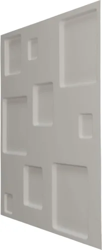 Miniatura 4 de Ekena Millwork 19 5/8 pulgadas de ancho x 19 5/8 pulgadas de alto Devon EnduraWall Panel decorativo de pared 3D, niebla marina