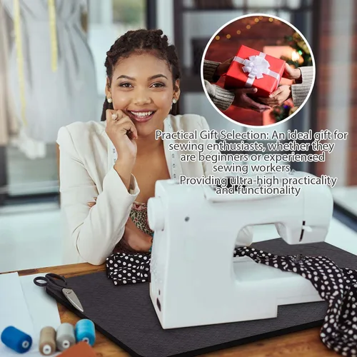 Miniatura 7 de Drydiet 3 Piezas Tapetes Silenciadores para Máquina de Coser Tapete de Pedal Almohadilla para Máquina de Coser Goma Antideslizante que se Mantiene