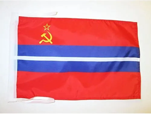 Miniatura 1243 de Bandera de México AZ FLAG, 45.7 x 30.5 cm, con cordones - Pequeñas banderas mexicanas de 30 x 45 cm - Bandera de 45.7 x 30.5 cm