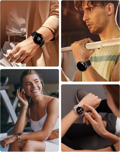 Miniatura 8 de Parsonver Reloj inteligente PS01G con paquete de llamadas Bluetooth con correa de reloj PSWB1G de 0.866 in