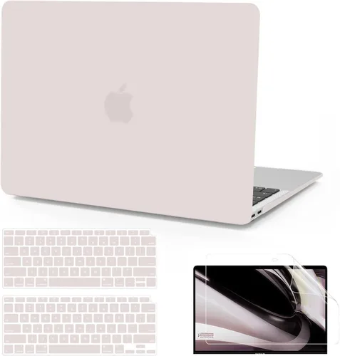 Miniatura 26 de B BELK Funda compatible con MacBook Air de 13 pulgadas 2022 2021 2020 2019 2018 A2337 M1 A2179 A1932 Touch ID, carcasa rígida de plástico mate