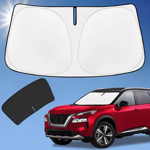 Miniatura 77 de para Dodge RAM 1500 2019-2024 2025 2026 Parasol Parasol para Parabrisas Cubierta - 4 Capas Parasol para Ventana Delantera para RAM1500 2Puertas