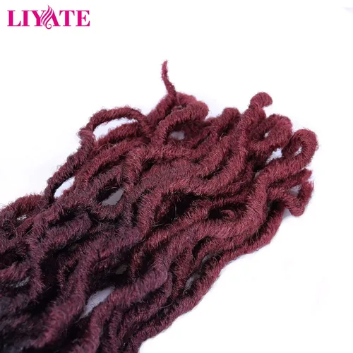 Miniatura 6 de Cabello de ganchillo de 14 pulgadas, 6 paquetes/lote de trenzas de ganchillo suaves gitanas, trenzas onduladas de ganchillo de 3 tonos, rizadas
