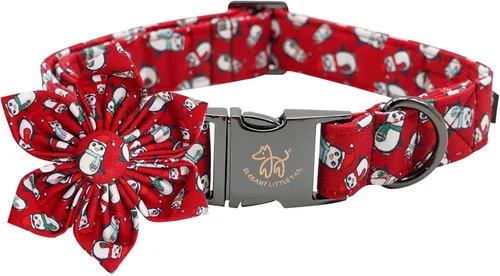 Miniatura 13 de Elegant little tail Collar de perro de San Patricio con flor, collares de perro con flores, trébol verde, regalo para mascotas, collares ajustables