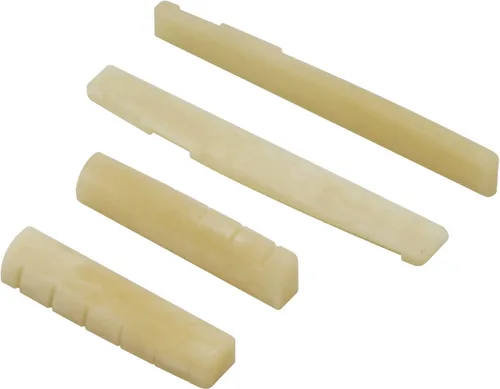 Miniatura 12 de Miwayer Puente de Guitarra Clásica de Hueso Sin Blanquear Juego de Puente y Cejilla de 6 Cuerdas Hecho de Hueso Natural Real (Puentes Clásicos 1 par)