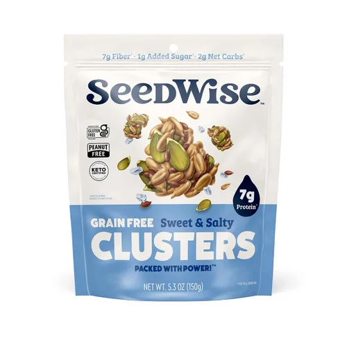 Miniatura 10 de Ozery Bakery Super Seed Crunch Clusters, chocolate, a base de plantas, vegano, aperitivo Keto, 5.3 onzas (paquete de 6)