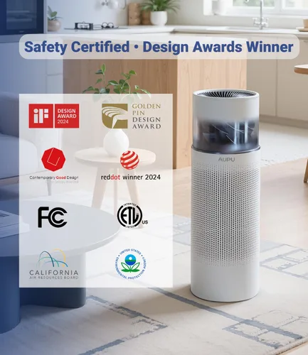 Miniatura 10 de Purificador de aire 2 en 1 con humidificador, purificadores de aire para el hogar, habitación grande, humidificador y purificador de aire en un