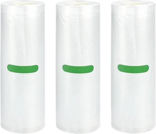Miniatura 10 de Bolsas al vacío para alimentos sellador al vacío alimentos frescos de larga duración 20+11.0 in*236.2 in Rolls/lote Bolsas para envasador al vacío