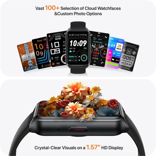 Miniatura 8 de SGJIK Reloj inteligente rastreador de actividad física con monitor de sueño de frecuencia cardíaca 24/7, presión arterial, más de 100 modos