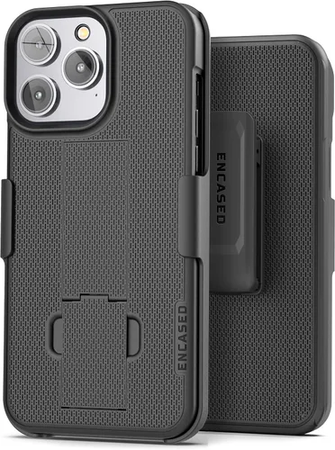 Miniatura 15 de Encased Funda para cinturón iPhone 11 con clip (Serie DuraClip) Funda ultradelgada con funda (Negro)