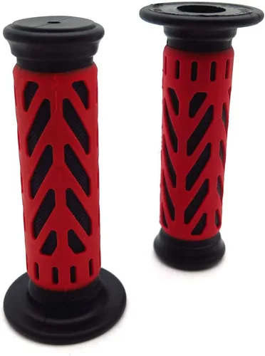 Miniatura 2 de Empuñaduras de gel estilo H para ATV Watercraft, color rojo, compatible con ATV QUAD BOMBARDIER JET SKI ATV RECON RINCON Brute Force Prairie ATV