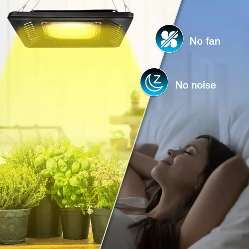 Miniatura 3 de Luces LED de crecimiento con espectro completo, 150 W, luz de relé impermeable COB LED, luz de crecimiento con disipación de calor natural y sin