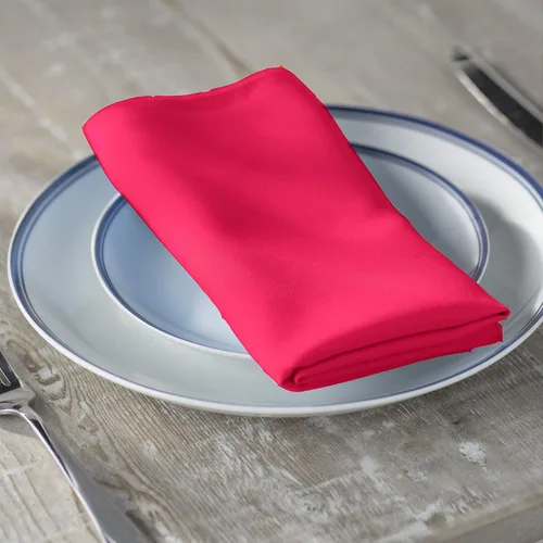 Miniatura 65 de LA Linen Paquete de 10 servilletas de popelina de poli, servilletas de tela suave, servilletas lavables y reutilizables, servilletas de mesa