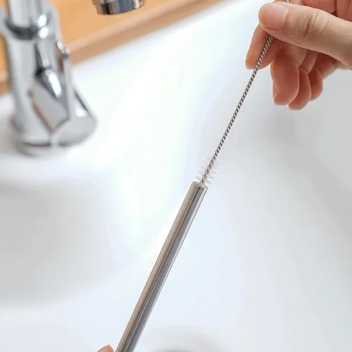 Miniatura 3 de Pajitas de repuesto de metal compatibles con vaso de acero inoxidable Owala Kids con aislamiento térmico de acero inoxidable de 12 oz/15 onzas