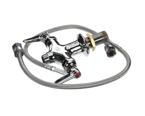 Miniatura 2 de T&S Brass B-0200-LN - Grifo doble para despensa, cromado