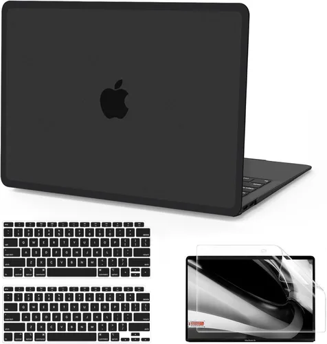Miniatura 14 de B BELK Funda compatible con MacBook Air de 13 pulgadas 2022 2021 2020 2019 2018 A2337 M1 A2179 A1932 Touch ID, carcasa rígida de plástico mate