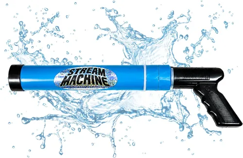 Miniatura 13 de Water Sports Stream Machine - Cañón de pistola de agua, fuerte, divertida y potente, juguete de piscina para todas las edades, cañón único de 8