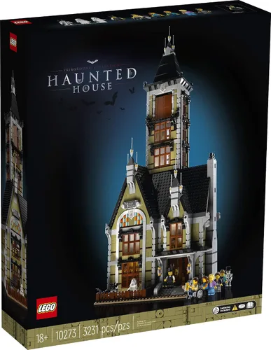 Miniatura 4 de LEGO Icons - Juego de construcción de casa embrujada 10273, kit de casa embrujada, manualidades creativas para adultos y familia, kit