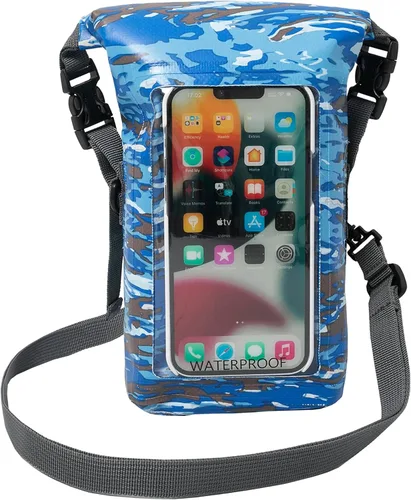 Miniatura 10 de geckobrands Bolsa impermeable para teléfono, geckoflage ártico, bolsa para teléfono al aire libre y bolsa seca, teléfonos Samsung Galaxy, teléfonos