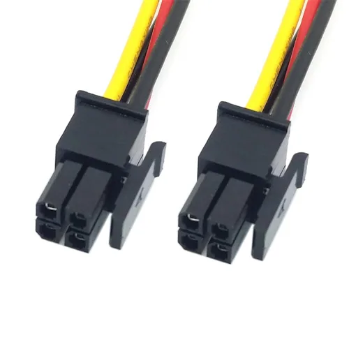 Miniatura 5 de xiwai Cable de alimentación ATX para conector Molex Micro Fit de 4 pines macho a 4 pines macho de alimentación 12 V Cable 23.6 in 20 AWG Paso =