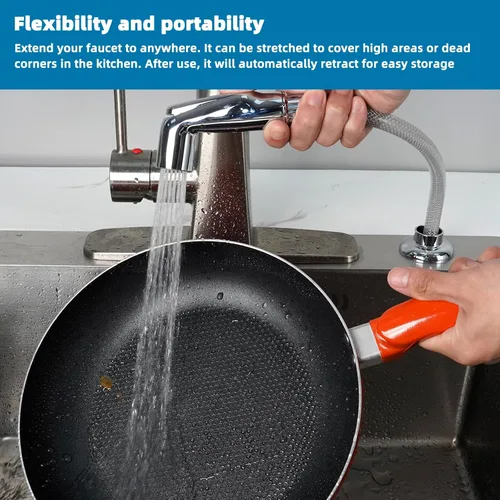 iFealClear Pulverizador lateral universal de cocina compatible con grifo Moen, reemplazo del rociador de grifo de fregadero de cocina con conector