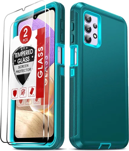 Miniatura 52 de LeYi Funda compatible con Samsumg Galaxy A05 4G: Galaxy A05 4G con resistente a los golpes, 3 en 1 de cuerpo completo, protección resistente