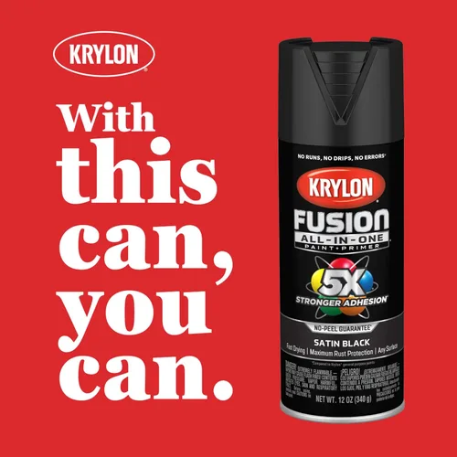 Miniatura 9 de Krylon Fusion - Pintura en aerosol adhesiva todo en uno para uso en interiores y exteriores, 12 onzas, color verde jungla Verde (Jungle Green)